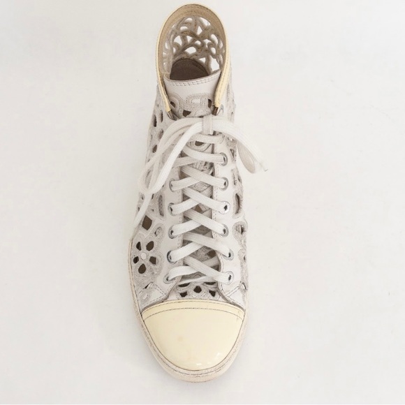 Chanel Open Shell Cap Toe Sneakers - Picture 5 of 13